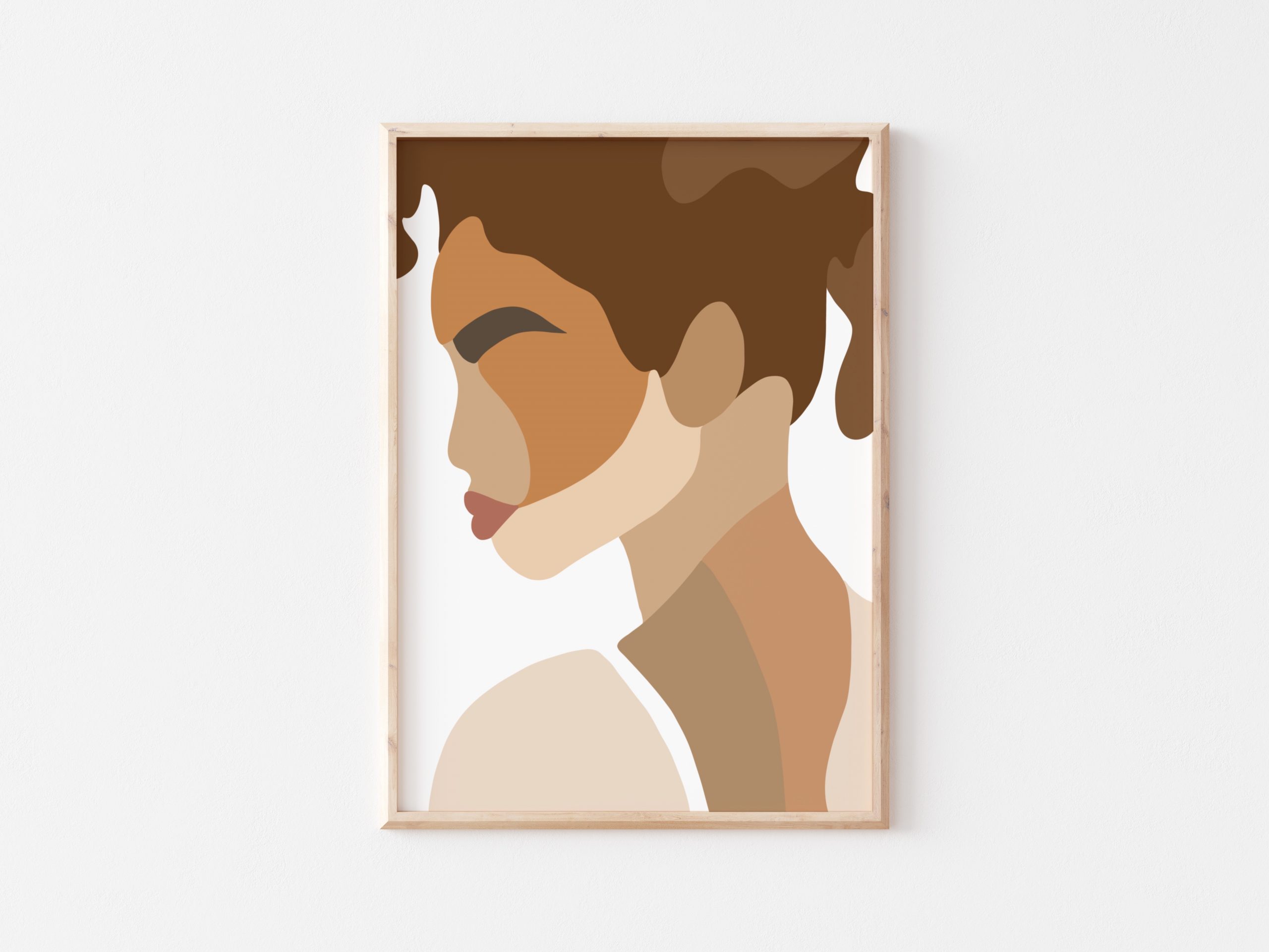 Over Shoulder - Wall Art Paper Print