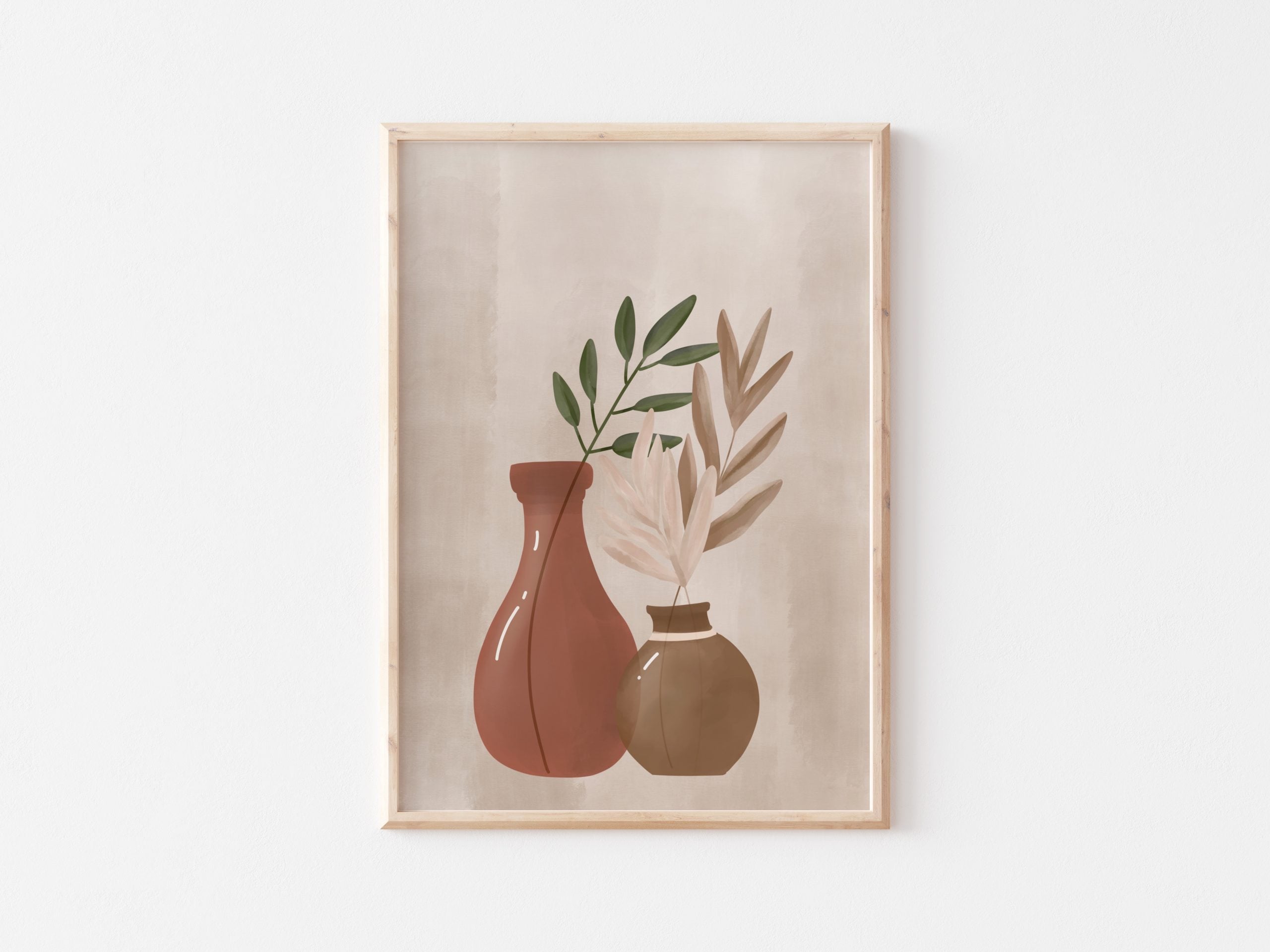 Vase & Vase - Wall Art Paper Print