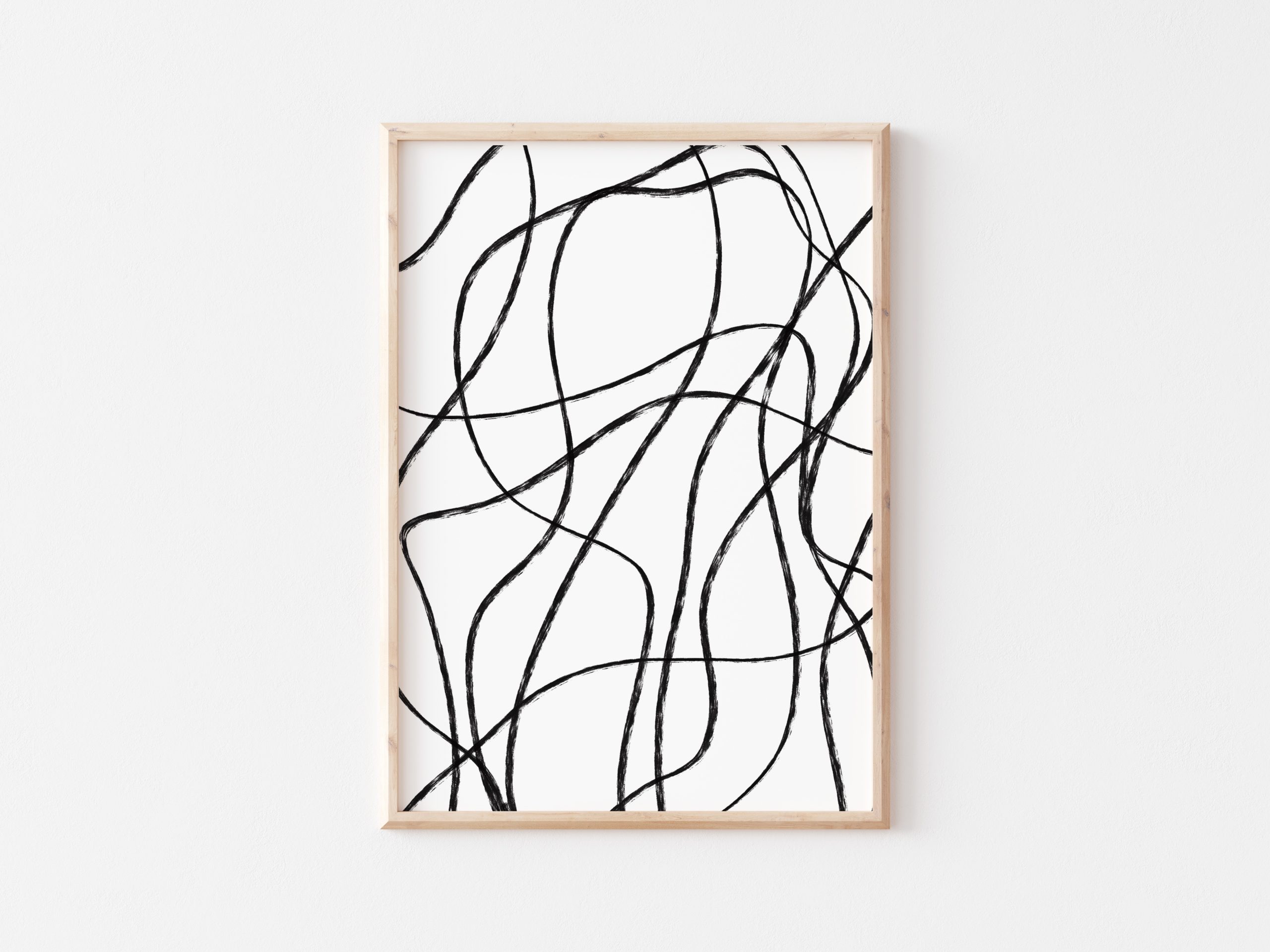 Lined Chaos - Wall Art Paper Print