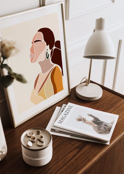 Alternative view of Free Woman - Wall Art Paper Print