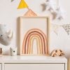 Textured Rainbow - Warm - Wall Art Paper Print - Wall Art