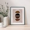 Mid Century Moon - Wall Art Paper Print - Wall Art