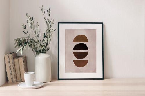 Alternative view of Mid Century Moon - Digital Wall Art Poster