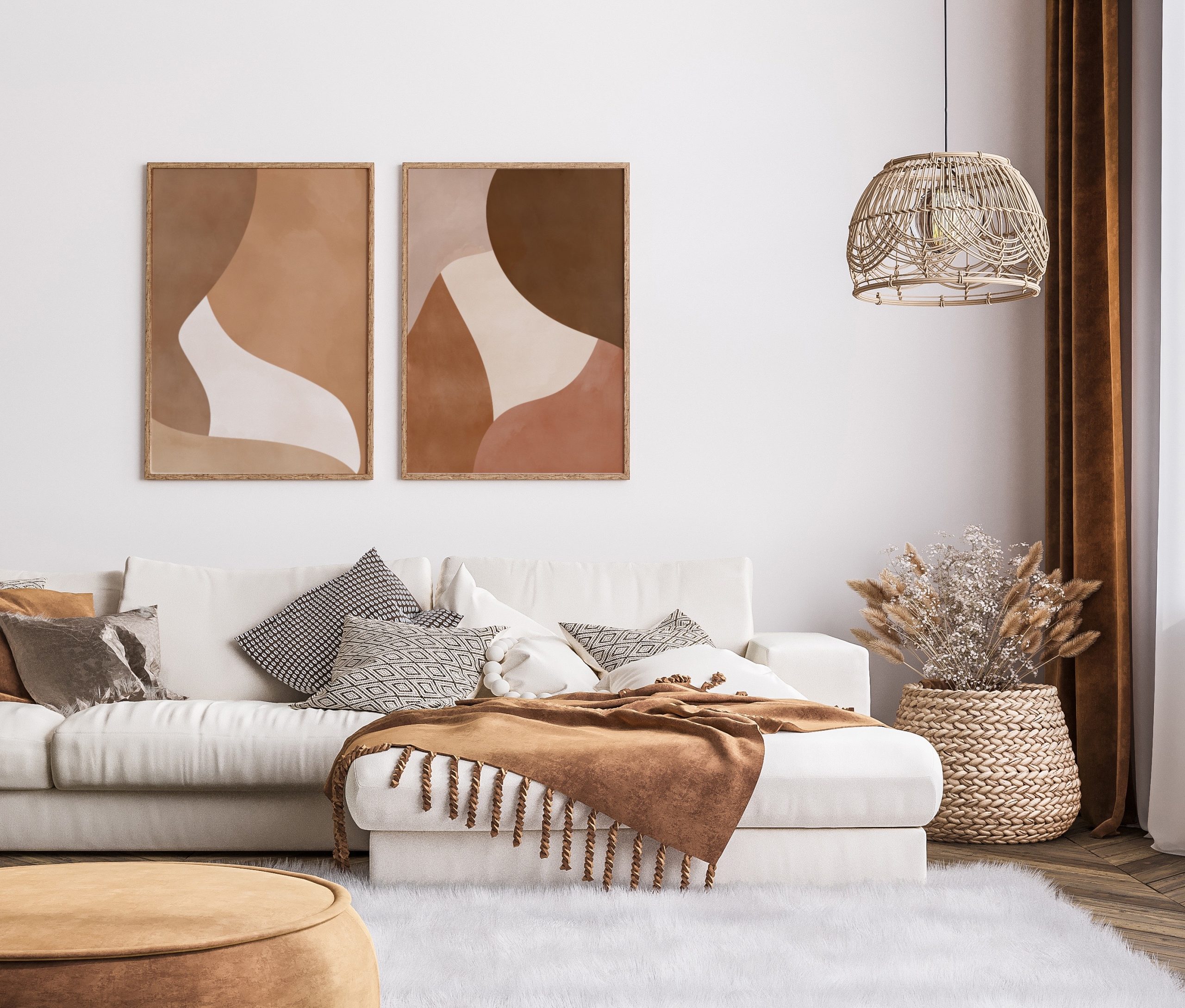 Leather Effect Part Two- Wall Art Paper Print - Image 2