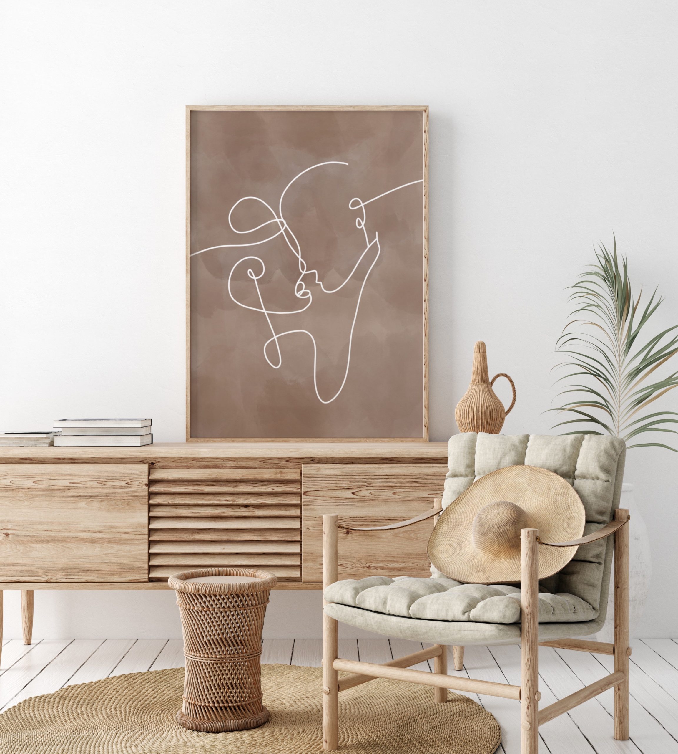 Meeting Again - Wall Art Paper Print - Image 2