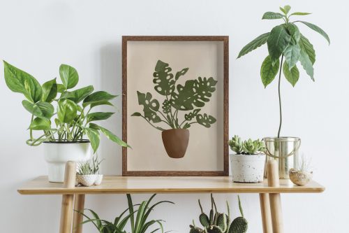 Alternative view of La Monstera - Digital Wall Art Poster