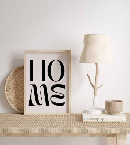 Alternative view of Home Minimalist - Wall Art Paper Print